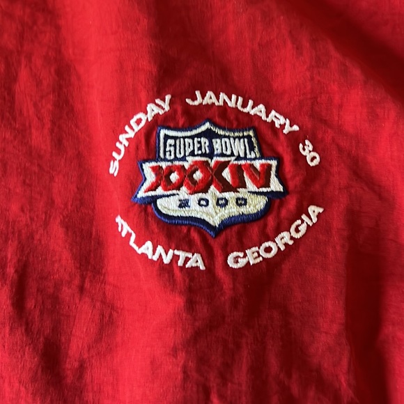 One Super Bowl XXXIV red windshirt size XL - Picture 2 of 8